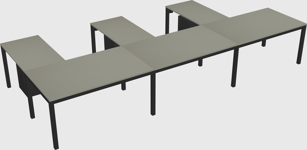 L-shaped desk