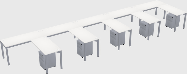 L-shaped Desk