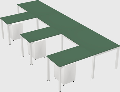 L-shaped desk