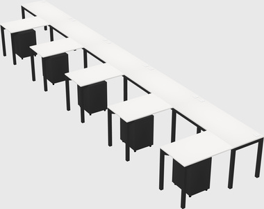 L-shaped desk