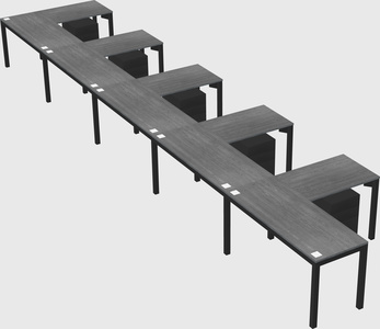 L-shaped desk