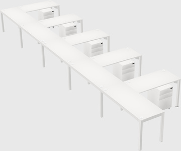 L-shaped desk
