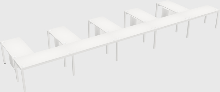 L-shaped desk