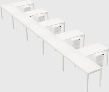 L-shaped desk