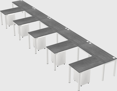 L-shaped desk