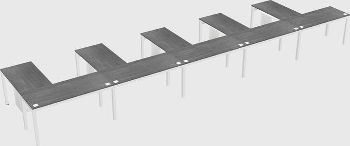 L-shaped desk