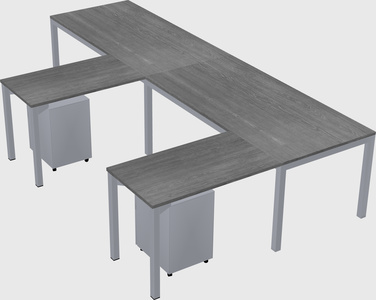 L-shaped desk