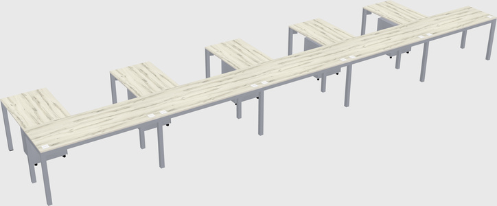 L-shaped desk