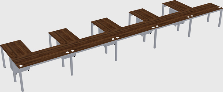 L-shaped desk