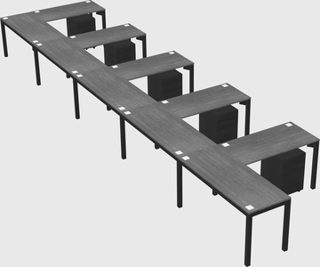 L-shaped desk