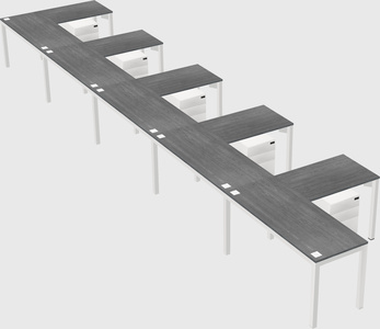 L-shaped desk