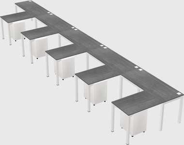 L-shaped desk