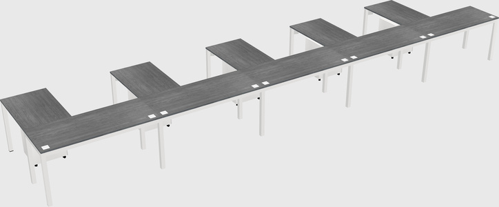 L-shaped desk