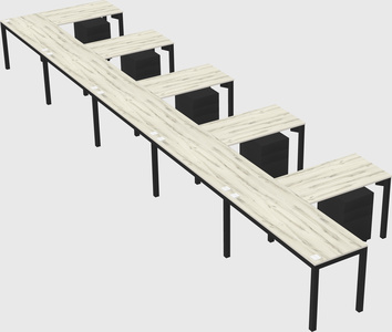 L-shaped desk