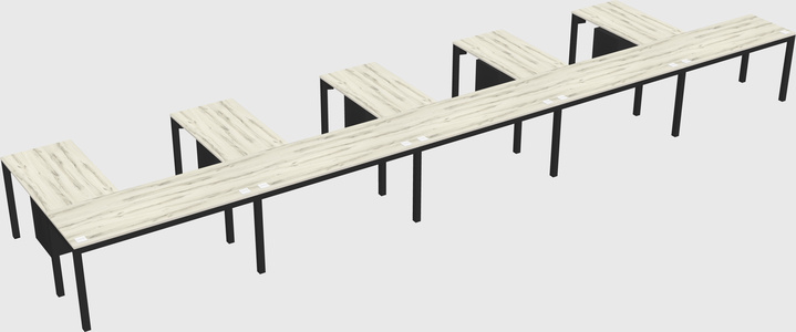 L-shaped desk