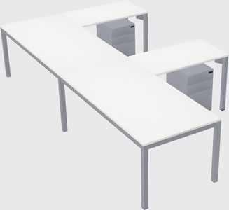 L-shaped desk