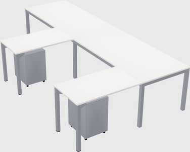 L-shaped desk
