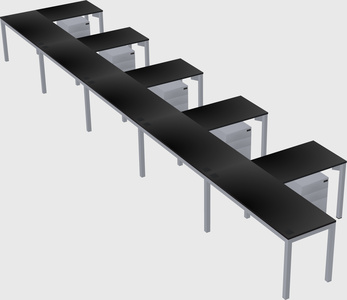 L-shaped desk