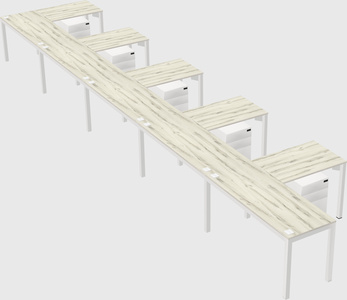 L-shaped desk