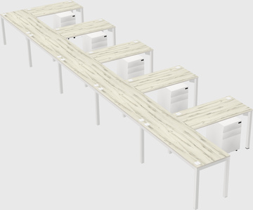 L-shaped desk