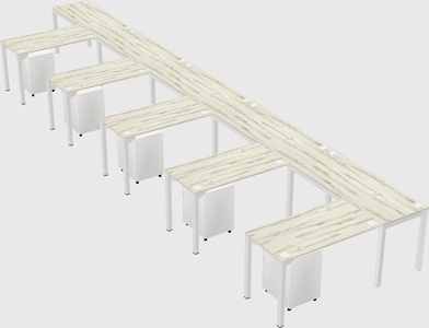 L-shaped desk