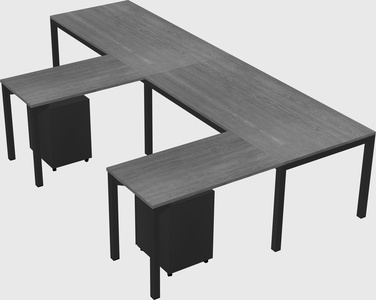 L-shaped desk