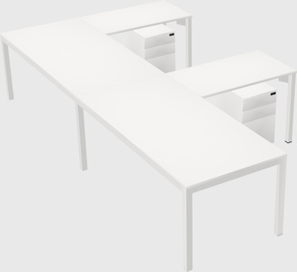 L-shaped desk