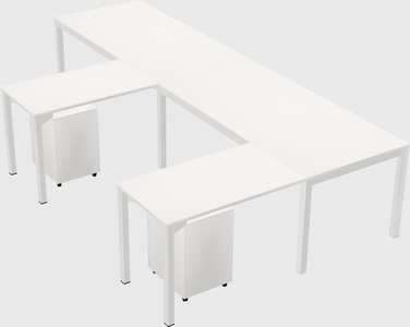 L-shaped desk