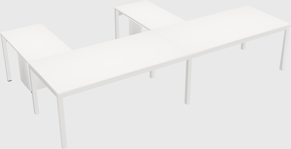 L-shaped desk
