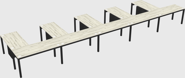 L-shaped desk