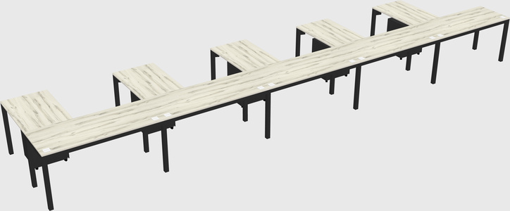 L-shaped desk