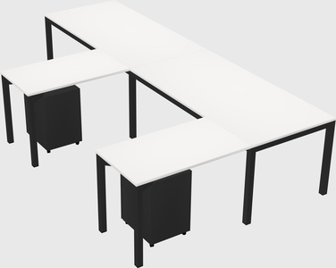L-shaped desk