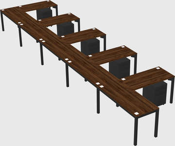 L-shaped desk