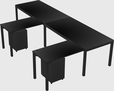 L-shaped desk