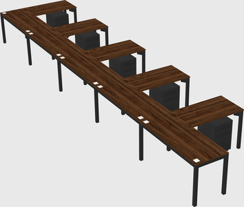 L-shaped desk