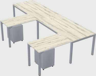 L-shaped desk