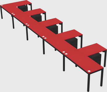 L-shaped desk