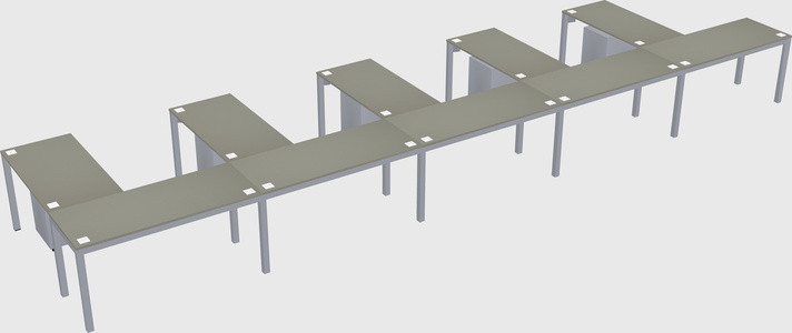 L-shaped desk