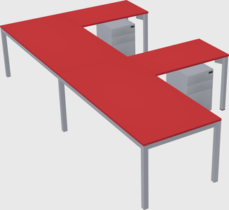 L-shaped desk