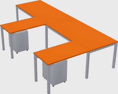 L-shaped desk