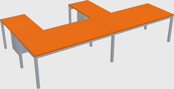 L-shaped desk
