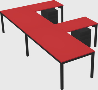 L-shaped desk