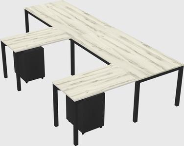 L-shaped desk