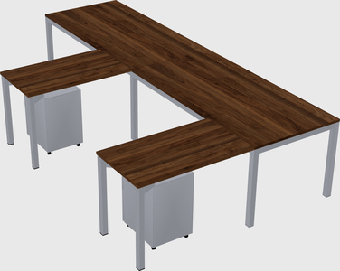L-shaped desk