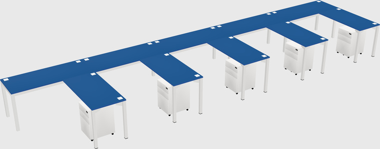 L-shaped desk