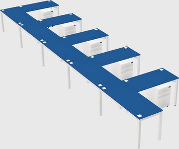 L-shaped desk