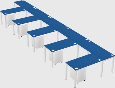 L-shaped desk