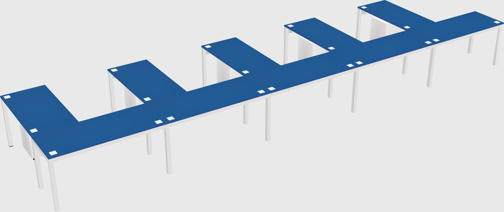 L-shaped desk