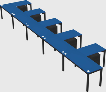 L-shaped desk