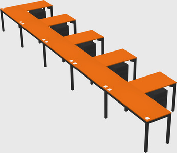 L-shaped desk